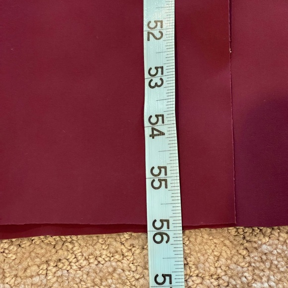 Chiara Boni Adela Purple Merlot Peplum Ruffle Stretch Gown, 3/4 Sleeves, 38/2/XS - Picture 9 of 12